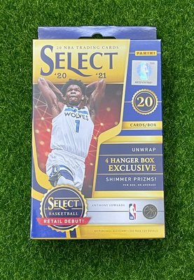 現貨多件優惠 2020-21 Panini Select Basketball Hanger 籃球卡 卡盒