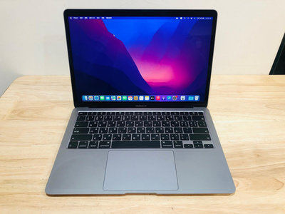 台中 2020年 MacBook Air 13吋 i5 8G 512G 灰色 太空灰 蘋果電腦 122次