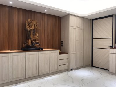 台中系統櫃設計推薦 -- 日式風格 豪宅飯店溫潤木紋系統櫃 { 湯姆 高級系統櫃 } 客製化
