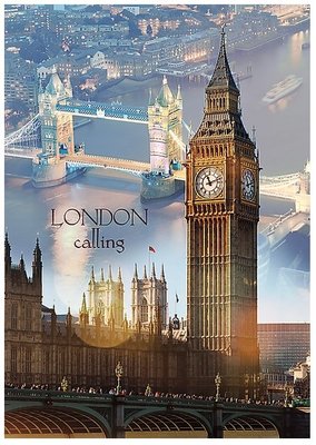 10395 1000片歐洲進口拼圖 TRE 風景 英國 倫敦 大笨鐘