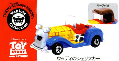 DISNEY東京迪士尼TOMICA多美車玩具總動員胡迪老爺車