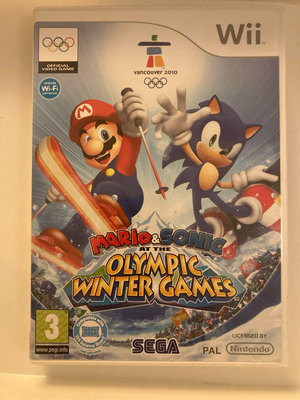 Wii英國原版遊戲片 瑪利歐&Sonic冬季奧林匹克遊戲
