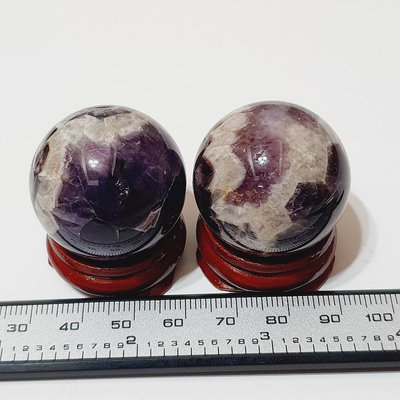 夢幻紫水晶球 +底座 水晶球 礦石 水晶 擺飾 收藏 禮物 隨機出貨 一入