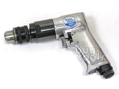 BuyTools-Air Drill《專業級》三分氣動鑽,正反轉,鐵工西工鈑金,氣動工具,最大10mm鑽頭適用「含稅」