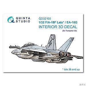 Quinta Studio 132 32100 FA-18F EA-18G 儀表板貼配 號手