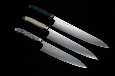 💖 堺牙月 💖【VG10本燒 總鏡面 牛刀 21cm】日本製  廚房刀具 八煌刃物