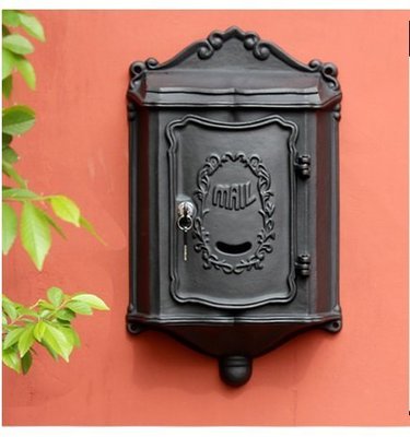 別墅信箱室外鑄鋁不鏽美式戶外報箱壁掛歐式郵箱郵筒