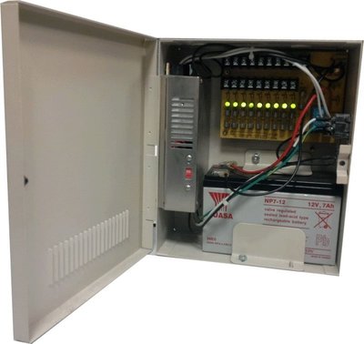 （缺貨中）電源供應器 UPS備份電源 ~DC12V 10A 120W ~ 9路輸出 ~ 電信 弱電系統 配電箱 攝影機 監視系統
