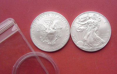 銀幣美國2012年行走女神-1美元 1盎司投資銀幣（送原盒+保護套）