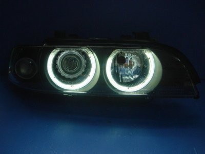 小亞車燈╠ 全新 DEPO 製 BMW E39 白光 CCFL 光圈 魚眼 大燈 免運費