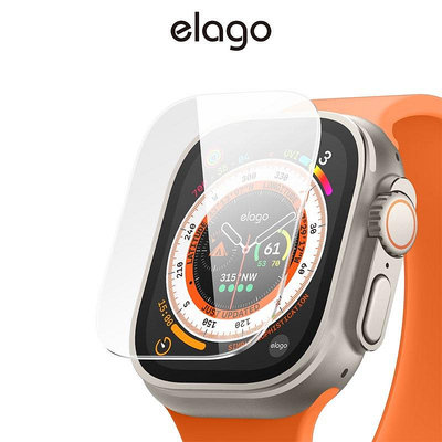 [elago] Apple watch Ultra 鋼化玻璃螢幕保護貼 (適用 Ultra 1,2)