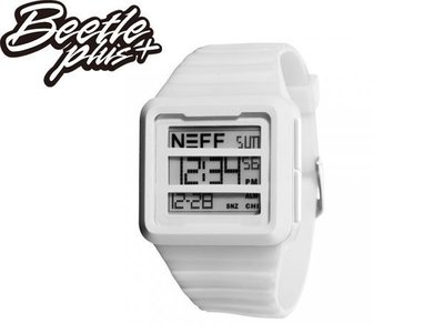 《全面下殺$799》BEETLE NEFF ODYSSEY WATCH WHITE 三顯 格式 白 電子錶 防潑水 手錶