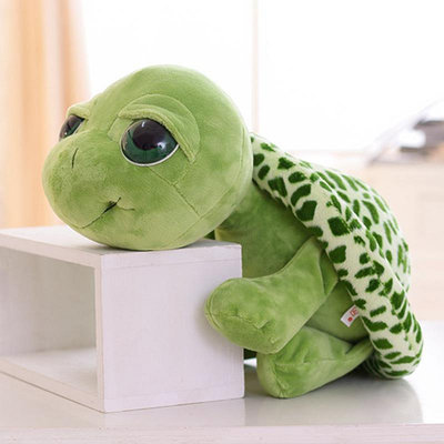 烏龜毛絨玩具大眼海龜烏龜玩具公仔烏龜玩偶抱枕送女孩七夕節禮物