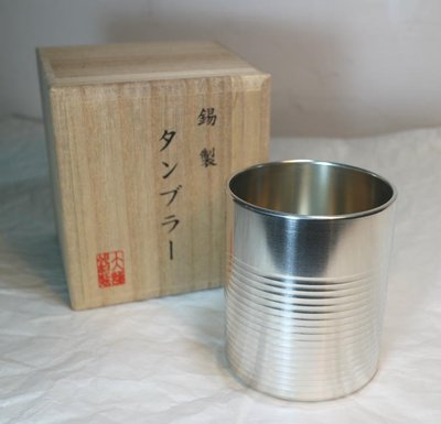 OSAKA SUZUKI~日本製造~tms3~大阪錫器~16-10-1~磨筋入~錫杯~260ml~錫製品~超取免運~