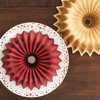 美國Nordic Ware光輝Brilliance中空烤箱烘焙慕斯磅蛋糕模具
