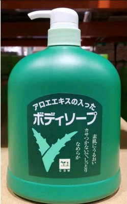 【小如的店】COSTCO好市多線上代購~日本原裝進口 COW 牛乳石鹼 蘆薈精華沐浴乳(每瓶1200ml) 133093