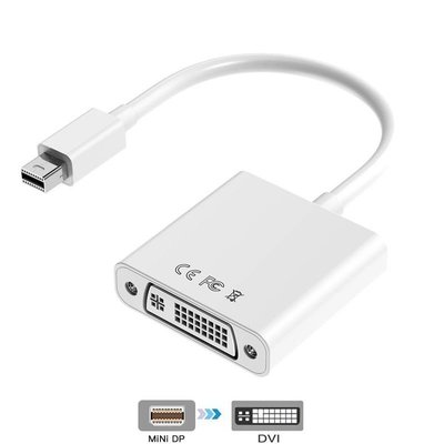 促銷 (null)蘋果小 迷你mini DP接口轉蘋果DVI筆記本HDMI電腦VGA轉換器轉接 可開發票