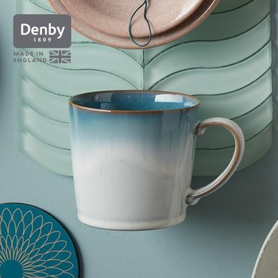 促銷 denby丹碧英國蔚霧馬克杯陶瓷咖啡杯子高顏值情侶杯禮物可開發票