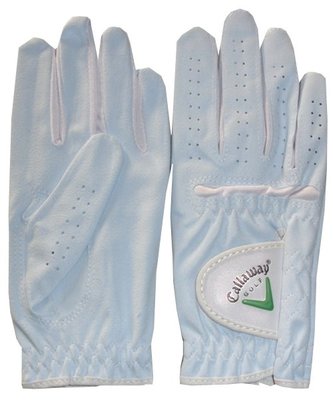萌時尚熱銷CAW高爾夫球手套 女士款一雙手 進口超纖布 防滑耐磨透氣舒適