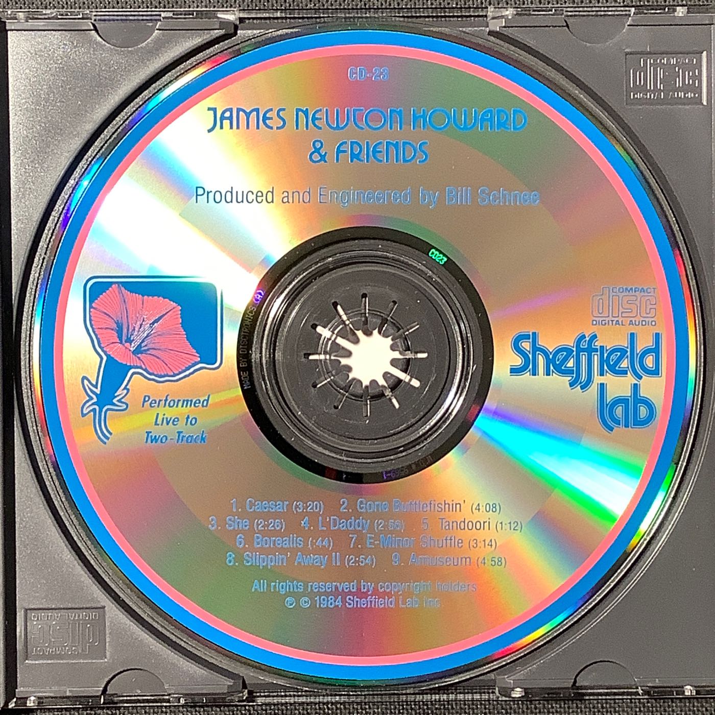 TAS榜/香港CD聖經/喇叭花銘盤/多手仔James Newton Howard & Friends 