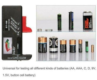 熱賣 BT-168 指針版←規格電池檢測器 18650 14500鋰電池 各式電池通用