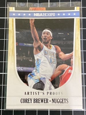 Corey Brewer 2011-12 NBA Hoops #51 ARTIST’S PROOFS