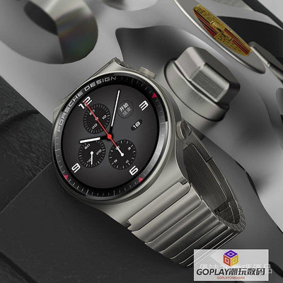 22mm通用錶帶 華為GT2 pro GT3 錶帶GT手錶ECG保時捷wa-OPLAY潮玩數碼
