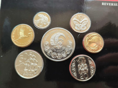 新西蘭 1992年 精制硬幣大全套7枚