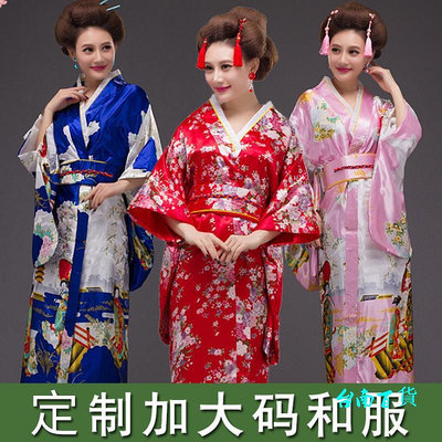 和服古裝日本和服仕女式民族服裝舞臺演出服日式料理服劇本殺大碼和服