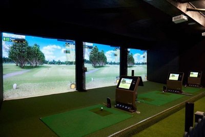 愛酷運動高爾夫幕布室內模擬器投影布golf加厚抗打擊靶布練習網消光高清布#促銷 #現貨