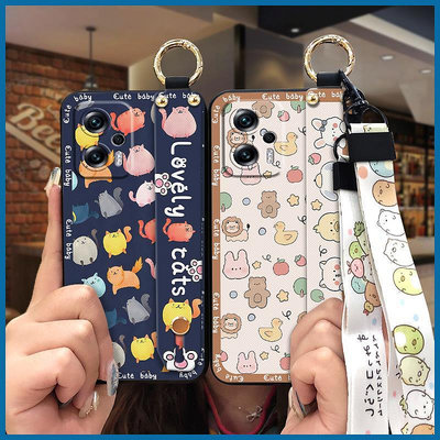 小米 紅米 Note 13 12 Pro plus + 手機殼潮流支架可愛卡通腕帶軟殼手機保護防摔殼日韓系全新款手機配件