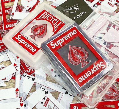 [FDOF] 預購 SUPREME FW20 Bicycle Clear Playing Cards 撲克牌