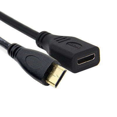 MINI HDMI公對母 相機DV延長 HDMI1.4 4K 60HZ MINI HDMI延長線 HD-014-CMCF