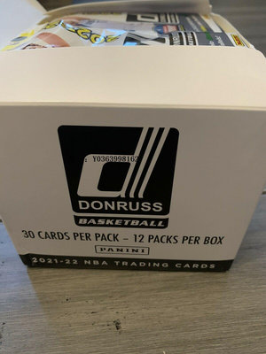 球星卡帕尼尼 NBA 2122 杜蕾斯 donruss 球星卡 大白盒 12包/盒 30張/包盒卡