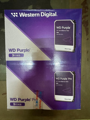 WD43PURZ 紫標 4TB 3.5吋監控系統硬碟 硬碟 監控