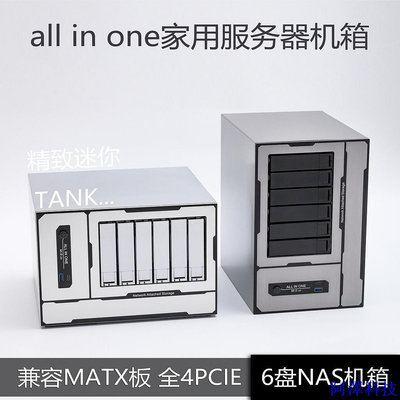 安東科技【現貨 品質保障】TANK 米多貝克 迷你 6盤位 家用 NAS MATX 黑群暉  服務器 A4機箱