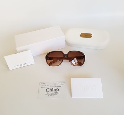 Chloe 太陽眼鏡 經典 LOGO 設計款 ， 附原廠保卡 原廠盒裝 時尚精品， 超級特價便宜賣 保證真品
