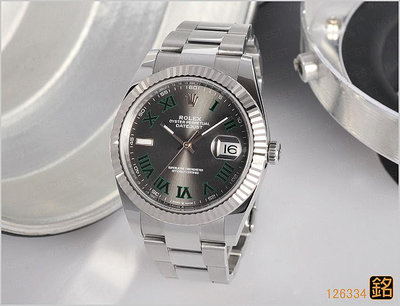 大銘腕錶 二手極新品 勞力士 ROLEX 蠔式 126334 費德勒面 41MM RX193736
