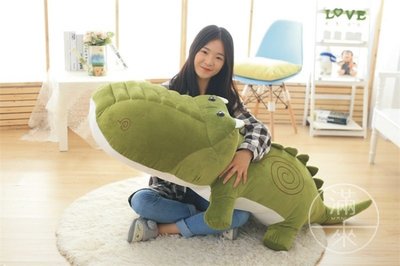 100CM 鱷魚公仔 鱷魚造型 抱枕【奇滿來】可愛 女生抱枕 絨毛玩具 娃娃 禮物 超柔軟 鱷魚娃娃 睡覺靠枕 ABXH