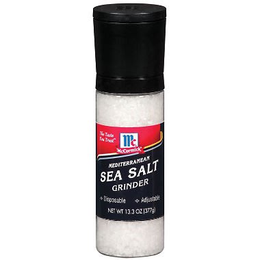 ~* 萊康精品*~McCormick 味好美 西班牙 自磨式純淨海鹽 377g