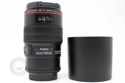 【台南橙市3C】Canon EF 100mm f2.8 L Macro IS USM 微距 二手鏡頭 #81360