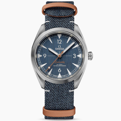 OMEGA 220.12.40.20.03.001 歐米茄 經典款式手錶 40mm 鐵霸系列 藍面盤 NATO錶帶