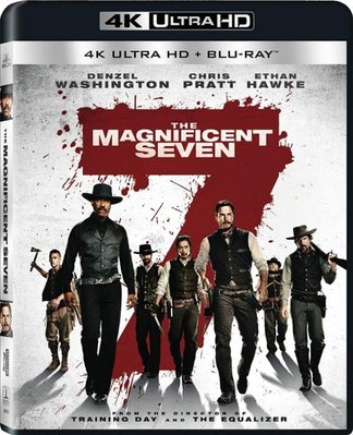 BD 全新美版【絕地7騎士】【The Magnificent Seven】Blu-ray 4K藍光 UHD + BD