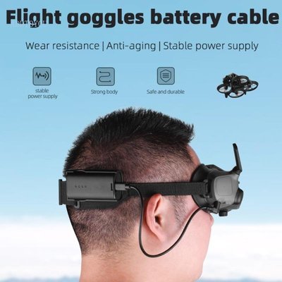 Avata Drone Goggles 2 眼鏡電源 PD 充電線電池線