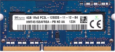 Hynix 記憶體 DDR3L 4GB 1600 PC3L-12800 4G 雙面