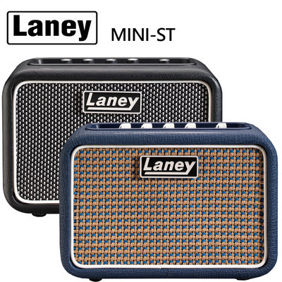 LANEY Mini-ST系列迷你電吉他音箱-2x3吋單體/6瓦可裝電池/具備Delay功能/兩色任選/原廠公司貨