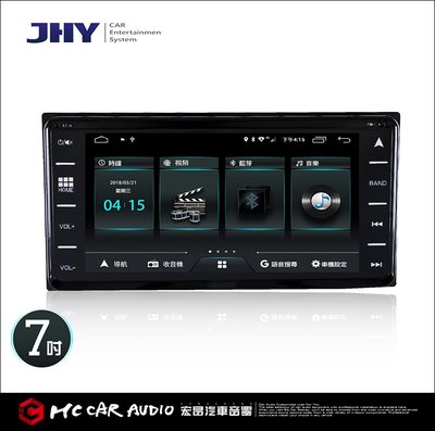 【宏昌汽車音響】JHY M3 TOYOTA / 7吋 / 豐田七吋通用機 需搭配修飾框 (PRO版)   H450