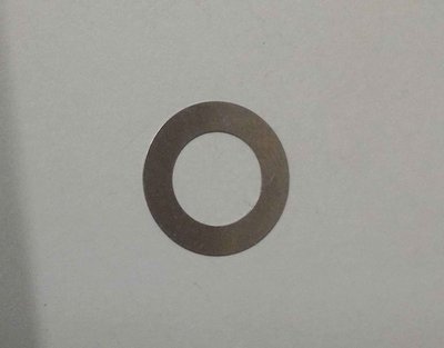 沖壓製造加工 0.15mm厚 圓不鏽鋼墊片 外徑15mm / 內徑9.1mm
