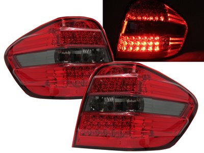 卡嗶車燈 Benz 賓士 M系列 W164 05-09 四門車 LED 尾燈 紅/燻黑