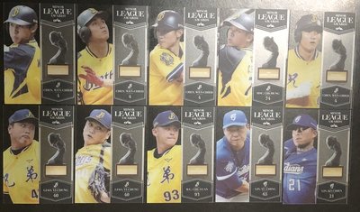 2019 中華職棒30年度球員卡 二軍年度獎項卡 10張